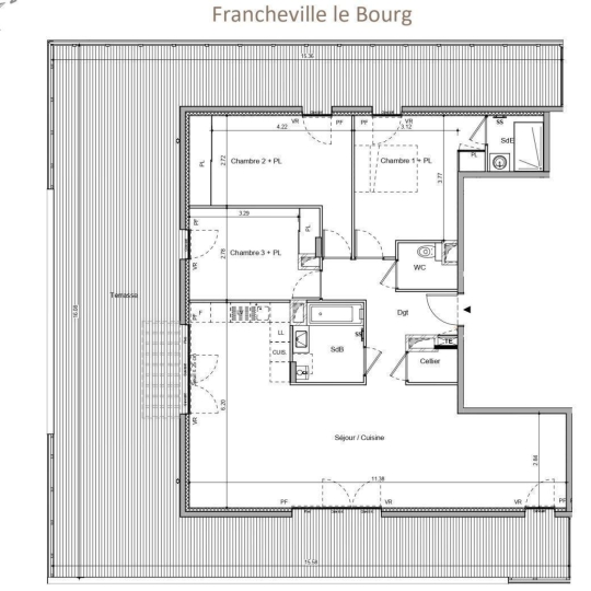 Annonces CHAPONOST : Appartement | FRANCHEVILLE (69340) | 105 m2 | 785 000 € 