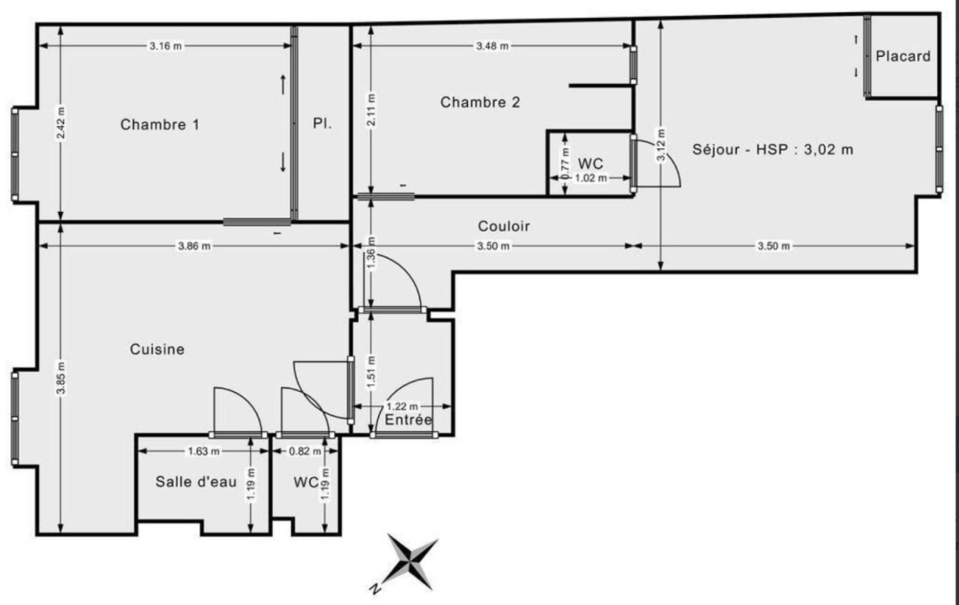 Annonces CHAPONOST : Appartement | LYON (69003) | 47 m2 | 235 000 € 