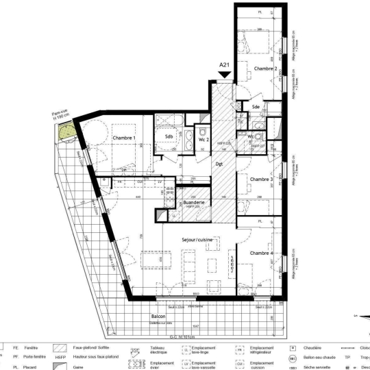  Annonces CHAPONOST : Apartment | LYON (69009) | 130 m2 | 610 000 € 