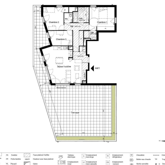  Annonces CHAPONOST : Apartment | LYON (69009) | 100 m2 | 690 000 € 