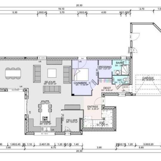  Annonces CHAPONOST : Maison / Villa | CALUIRE-ET-CUIRE (69300) | 200 m2 | 1 150 000 € 