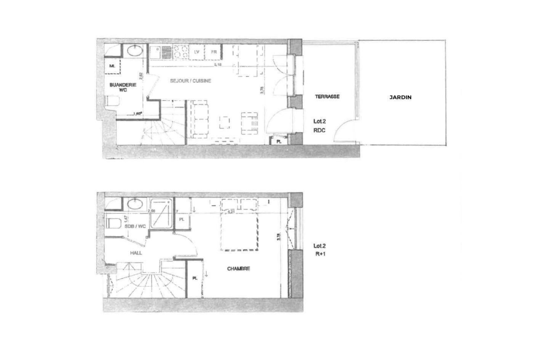 Annonces CHAPONOST : Appartement | LYON (69005) | 37 m2 | 249 000 € 
